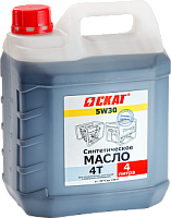 Масло для 4-тактных двигателей синтетическое SAE 5W30 4 л СКАТ-ДВ  по лучшей цене с доставкой - интернет-магазин Прогрессивные решения
